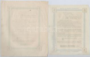 Budapest 1923. június "Baróti Szeszfinomitó-, Likőr- és Rumgyár Részvénytársaság" tíz rész...