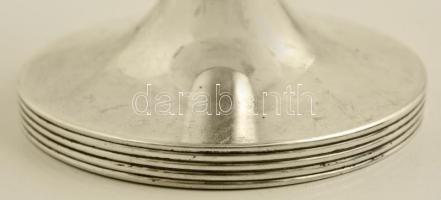 Bécs, 1820. Antik ezüst cukorurna, monogrammal. LWI mesterjeggyel, 1820-24 közötti adójeggyel. m: 16...