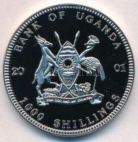 Uganda 2001. 1000Sh Cu-Ni "Oroszlán" multicolor T:PP fo.
Uganda 2001. 1000 Shillings Cu-N...