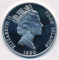 Cook-szigetek 1992. 50$ Ag "Veszélyeztetett állatvilág - Daru" C:1(PP) 
Cook Islands 1992...
