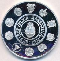 Argentína 1994. 25P Ag "Óriástatu" T:PP
Argentina 1994. 25 Pesos Ag "Giant armadillo...