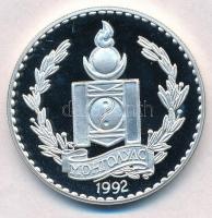 Mongólia 1993. 250T Ag "Farkasok" T:PP
Mongolia 1993. 250 Tugrik Ag "Wolves" C:...