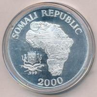 Szomália 2000. 10$ Ag "Csimpánz" T:1
Somalia 2000. 10 Dollars Ag "Chimpanzee" C...