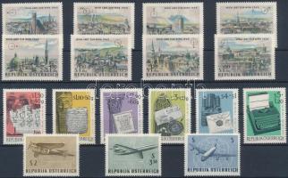 1964-1965 + 1968 Stamp Exhibition 3 sets, 1964-1965 + 1968 Bélyegkiállítás 3 klf sor