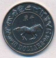 Szingapúr 1990. 10D Ni "A ló éve" T:1
Singapore 1990. 10 Dollars Ni "Year of the Hor...