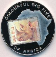 Uganda 2001. 1000Sh Cu-Ni Orrszarvú multicolor T:PP Uganda 2001. 1000 Shillings Cu-Ni Rhinoceros multicolor C:PP Krause KM#77