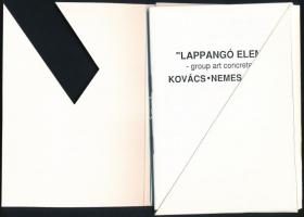 1993 Kovács Tamás, Nemes Ferenc és Szász János közös kiállításának meghívó mappája, benne a három mű...