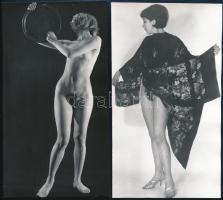 cca 1975 Titkos képek, titkos álmok, 5 szolidan erotikus vintage fotó, 18x13 cm és 15x8 cm között / ...