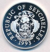 Seychelle-szigetek 1993. 25R Ag "Védjük a világunkat / Korall és hal" T:PP 
Seychelles 19...
