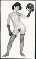 cca 1972 Szerencsés találkozások, 3 db szolidan erotikus vintage fotó, 24x15 cm és 17x10 cm között / 3 erotic photos