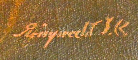 Reinprecht Károly (1903-?): Férfi portré. Olaj, vászon, jelzett, keretben, 41×29 cm