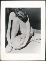 cca 1972 Szolidan erotikus fényképek, 4 db vintage fotó, 18x18 cm és 24x18 cm között