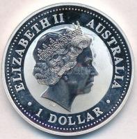 Ausztrália 2001. 1$ Ag "Kígyó" (1oz/0.999) T:PP kis patina
Australia 2001. 1 Dollar Ag &q...