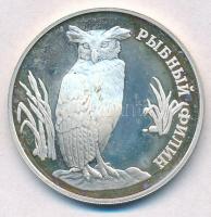 Oroszország 1993. 1R Ag "Bagoly" T:1(PP)  Russia 1993. 1 Ruble Ag "Owl" C:UNC(PP)  Krause Y#336