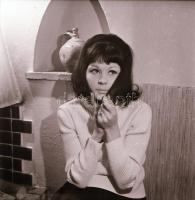 1967 Almási Éva színésznő és manökenről készült felvétel sorozat, Kotnyek Antal (1921-1990) budapest...