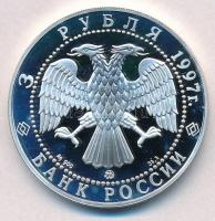 Oroszország 1997. 3R Ag "Jegesmedve rozmárt figyel" T:PP fo.
Russia 1997. 3 Rouble Ag &qu...