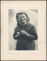 1930 Orphanidesz János (1876-1939) hagyatékából 4 db aláírt, vintage fotóművészeti alkotás, képméret...