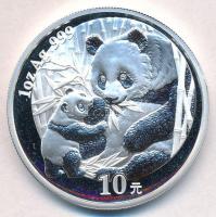 Kína 2005. 10Y Ag Panda (1oz/0.999) T:PP China 2005. 10 Yuan Ag Panda (1oz/0.999) C:PP Krause KM#1592