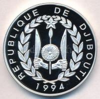Dzsibuti 1994. 100Fr Ag "Grévy-zebra" T:PP
Djibouti 1994. 100 Francs Ag "Grevy zebra...