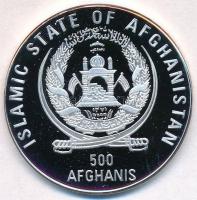 Afganisztán / Iszlám Állam 1998. 500A Ag "Ázsia faunája - Marco Polo argali" T:PP fo.
Afg...