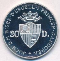 Andorra 1984. 20D Ag "Európai mókus" T:PP
Andorra 1984. 20 Diners Ag "Red squirrel&q...