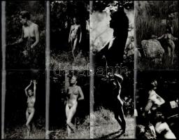 cca 1969 Szolidan erotikus fényképek, 13 db vintage fotó, 9x14 cm / 13 erotic photos
