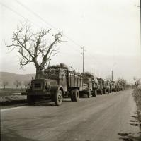Teherautók tétele, 5 db szabadon felhasználható vintage negatív + 1 db vintage fotó, 6x6 cm és 9x12 ...