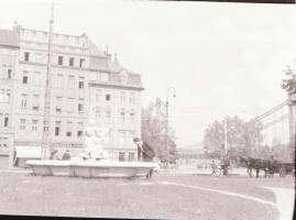 Budapesti várostörténeti felvételek, 21 db szabadon felhasználható vintage negatív, 6x6 cm