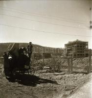 1954 Kazincbarcika építése, 31 db vintage negatív Kotnyek Antal (1921-1990) budapesti fotóriporter h...