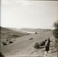 1955 Balatonfüred, 55 db szabadon felhasználható vintage negatív egy család hagyatékából, 6x6 cm