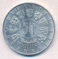 Ausztria 1963. 50Sch Ag "Tirol 600 éve egyesült Ausztriával" T:1-,2
Austria 1963. 50 Schi...