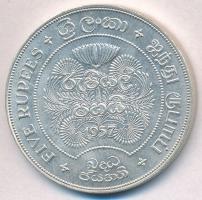 Srí Lanka / Ceylon 1957. 5R Ag "2500 éves a Buddhizmus" T:1
Sri Lanka / Ceylon 1957. 5 Ru...