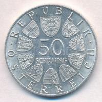 Ausztria 1965. 50Sch Ag "600 éves a Bécsi Egyetem" T:1-,2 
Austria 1965. 50 Schilling Ag ...