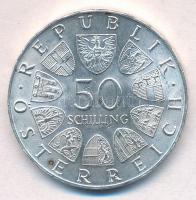 Ausztria 1967. 50Sch Ag "100 éves a Kék Duna keringő" T:1-,2 
Austria 1967. 50 Schilling ...