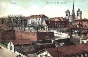 41 db RÉGI használatlan svájci városképes lap / 41 pre-1945 unused Swiss town-view postcards