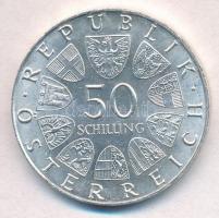 Ausztria 1970. 50Sch Ag "Karl Renner" T:1-,2 kis ph.
Austria 1970. 50 Schilling Ag "...