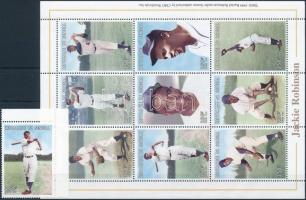 Sport ívszéli bélyeg + kisív, Sport margin stamp + mini sheet