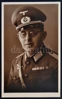 cca 1940 Német tiszt műtermi fotója, Photo Atelier Pjrnat műterméből, 12,5x7,5 cm / German WWII officer photo, 12,5x7,5 cm