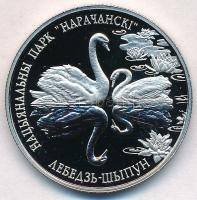 Fehéroroszország 2003. 1R Cu-Ni Bütykös hattyúk T:PP fo. Belarus 2003. 1 Ruble Cu-Ni Mute swans C:PP spotted  Krause KM#54