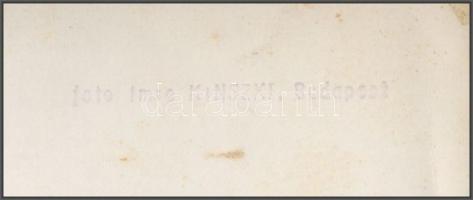 cca 1932 Kinszki Imre (1901-1945) budapesti fotóművész, pecséttel jelzett, vintage alkotása, 29x38 c...