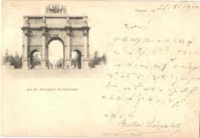 1900 Paris, Exposition Universelle, Arc de Triomphe du Carrousel / Triumph arc