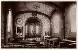 Budapest II. Manréza férfi lelkigyakorlatos ház, kápolna belső