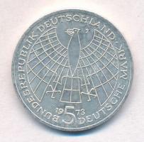 NSZK 1973J 5M Ag "Kopernikusz" T:1-
FRG 1973J 5 Mark Ag "Birth of Nicholas Copernicu...