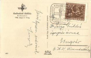 1943 Haditudósító kiállítás Budapesten. Konok őrnagy haditudósító felvétele / WWII Hungarian militar...