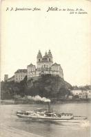 Melk an der Donau, P.P. Benedictiner Abtei / abbey, steamship