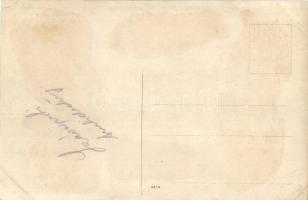 Száva-parti katonai tábor télen / WWI Ku.K. military camp by the Sava in winter. photo (EK)