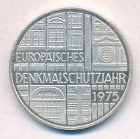 NSZK 1975F 5M Ag Európai műemlékvédelmi év T:1- FRG 1975F 5 Mark Ag European Monument Protection Year C:AU Krause KM#142.1