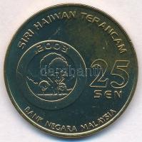 Malajzia 2003. 25s sárgaréz "Veszélyeztetett fajok - Gaur" T:1-
Malaysia 2003. 25 Sen Bra...