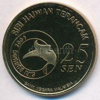 Malajzia 2004. 25s sárgaréz "Veszélyeztetett fajok - Bronz császárgalamb" T:1-
Malaysia 2...