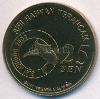 Malajzia 2004. 25s sárgaréz "Veszélyeztetett fajok - Barna gébics" T:1,1-
Malaysia 2004. ...